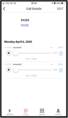 How to Record Calls with the Wave Softphone for iOS